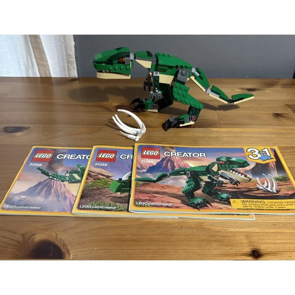 LEGO Juniors Raptor Rescue Truck Jurassic World & CREATOR 31058 Lot (Read Desc.)